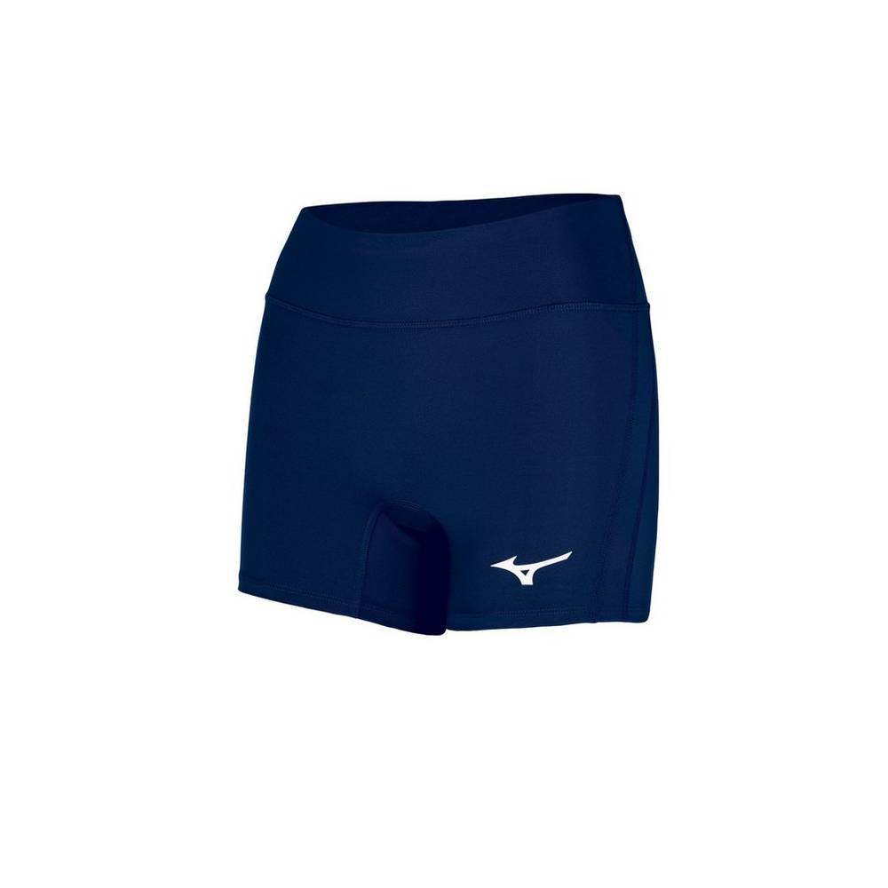 Pantalones Cortos Mizuno Voleibol Elevated 4" Inseam Para Mujer Azul Marino 5308241-PH